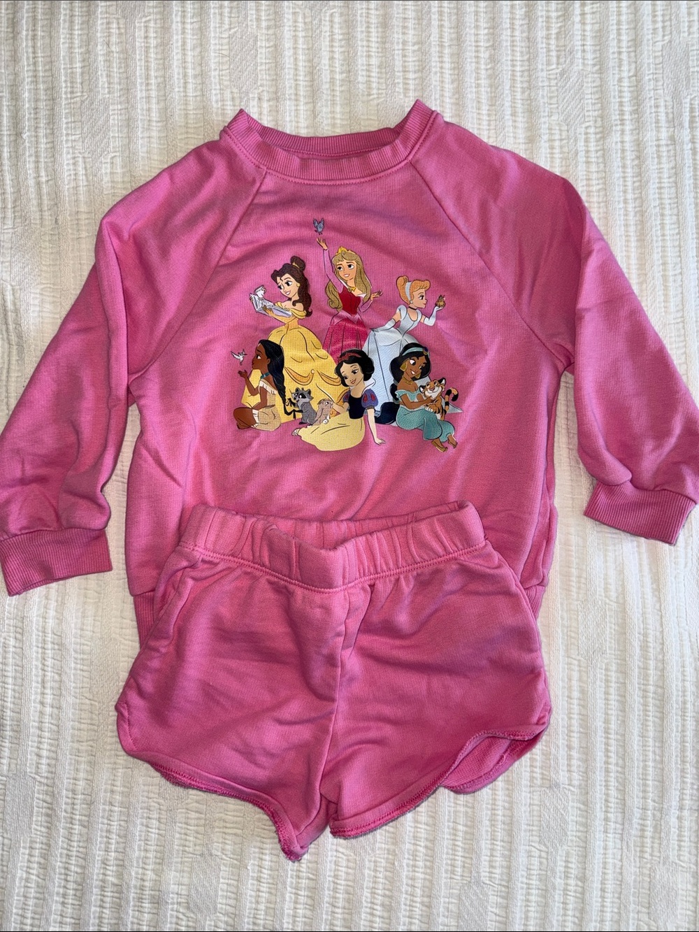 Old Navy Pink Disney Princess Two-Piece Matching Set